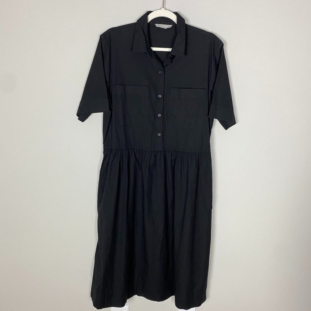 Everlane The Parklet Shirt Dress Womens 10 Oversized Short Sleeves Lagenlook